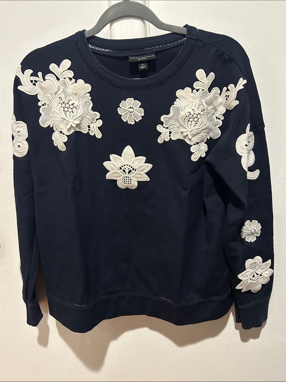 Victoria Beckham x Target Blue Sweatshirt size S